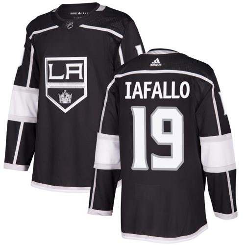 Adidas Kings #19 Alex Iafallo Black Home Authentic Stitched NHL Jersey